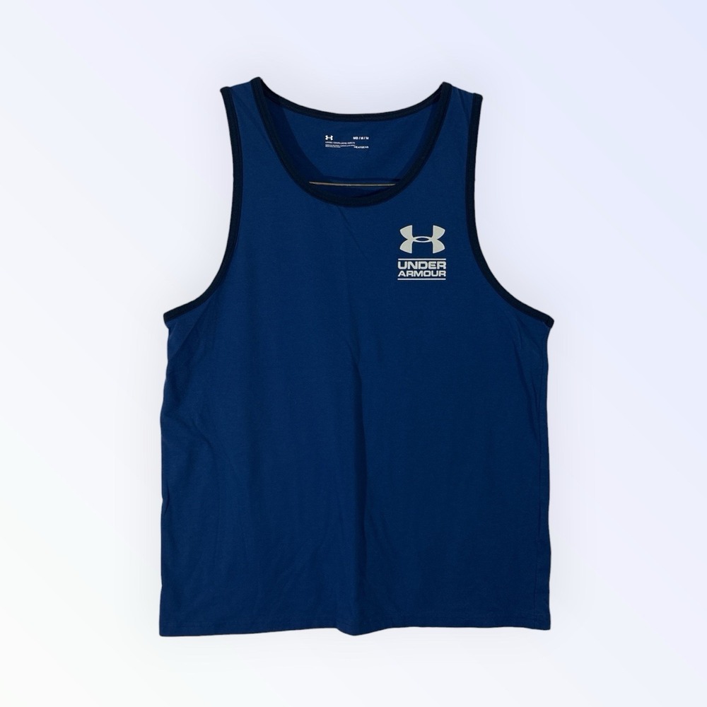 UNDER ARMOUR MEN'S LOOSE‎ HEATGEAR MULTICOLORED TANK TOP SIZE MEDIUM